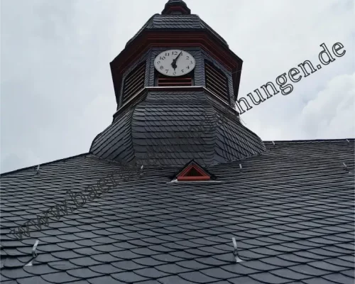 Kirche in Rommersheim - Friedhofshalle in Sulzbach - Referenz Dachdeckerarbeit