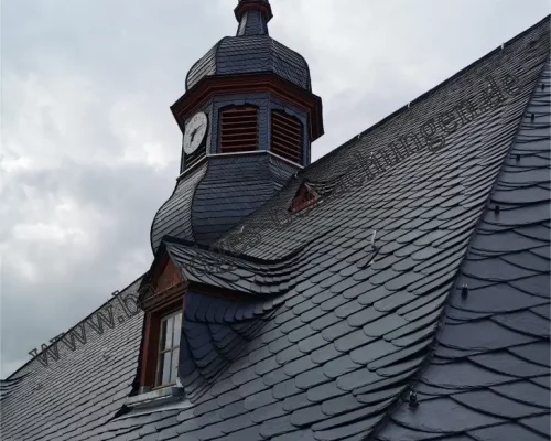 Kirche in Rommersheim - Friedhofshalle in Sulzbach - Referenz Dachdeckerarbeit